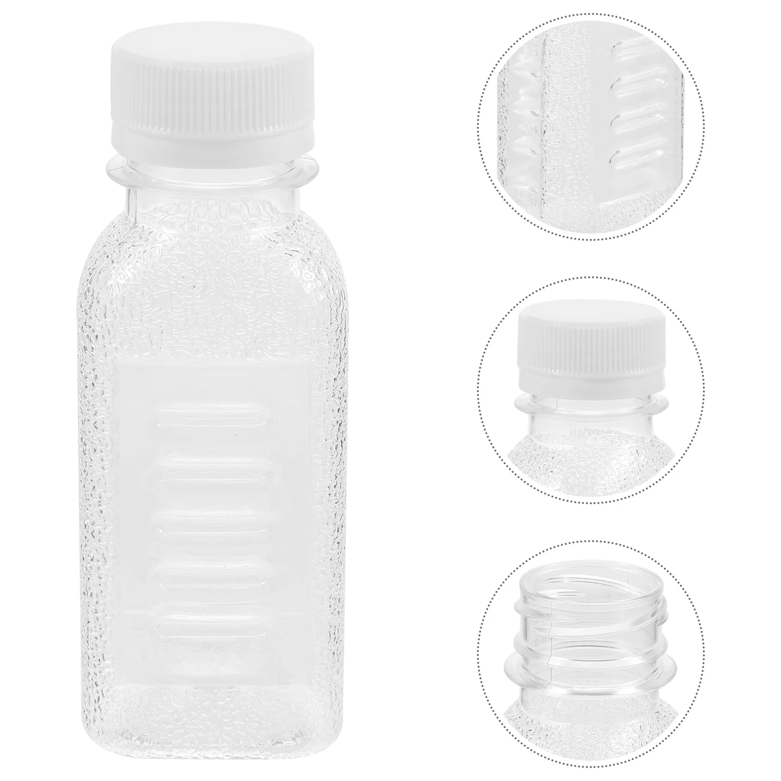 Botella de leche, botellas prácticas, multifunción, portátil, transparente, para exteriores, reutilizable, suministro de bebidas, jugo, transparente, vacío, viaje para bebé