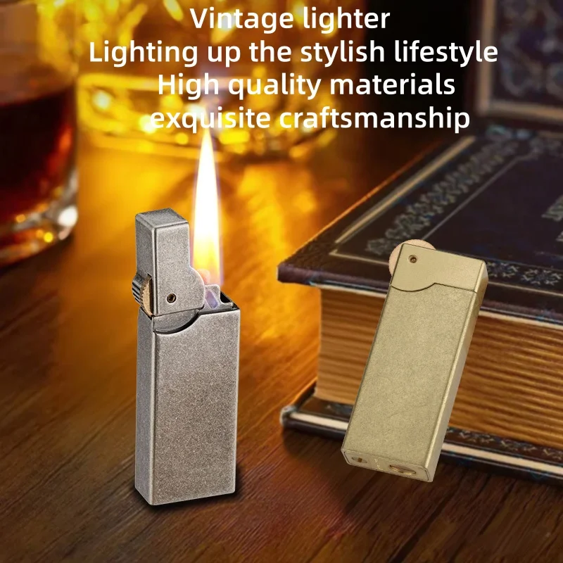 

Creative Personality One Click Ignition Compact And Portable Retro Lighter Alloy Material Men's Exquisite Fashion Gift
