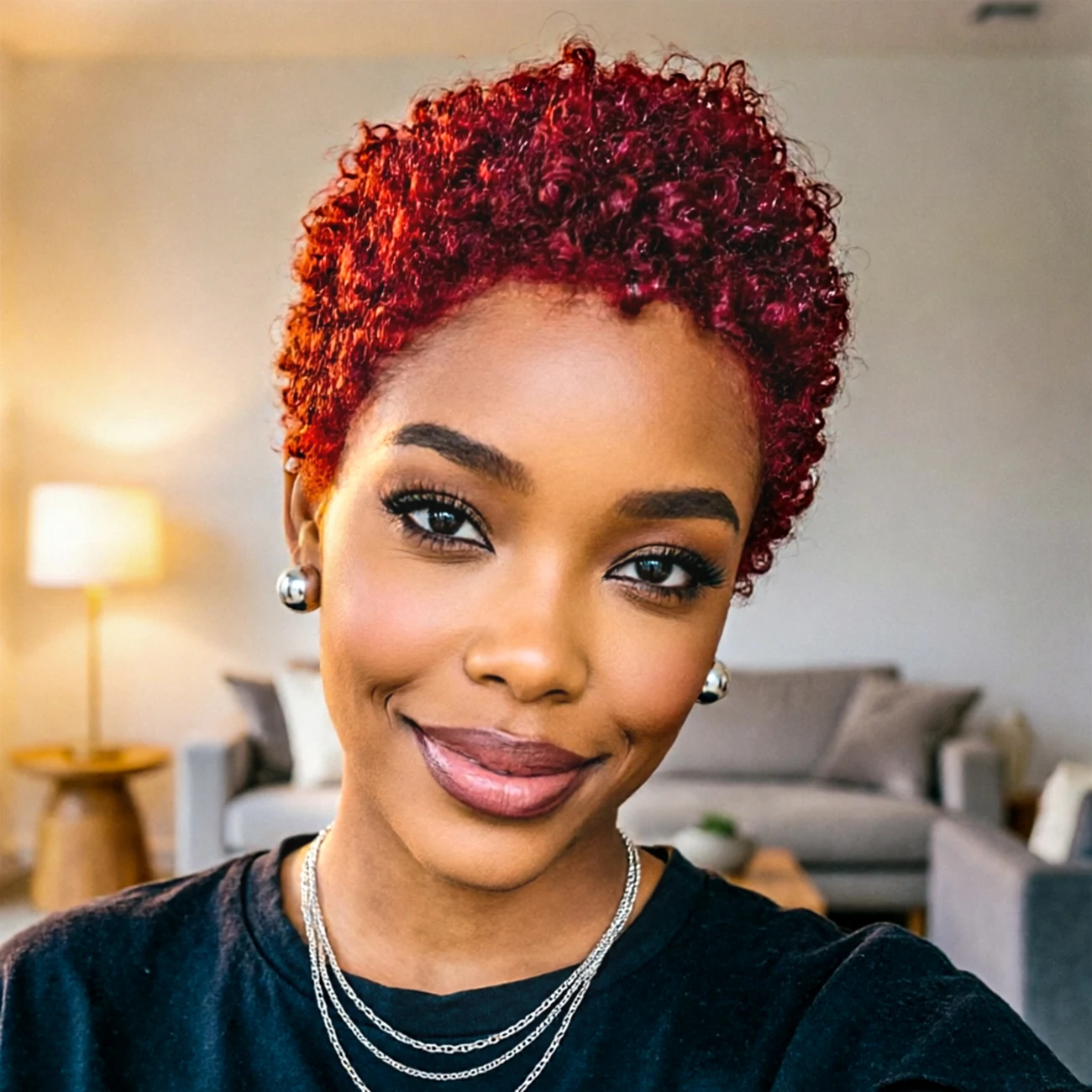 Jerry Curly Human Hair Wigs for Women Short Pixie Cut Curly Wig Natural Looking Colored Wigs For Women Full Machine Made