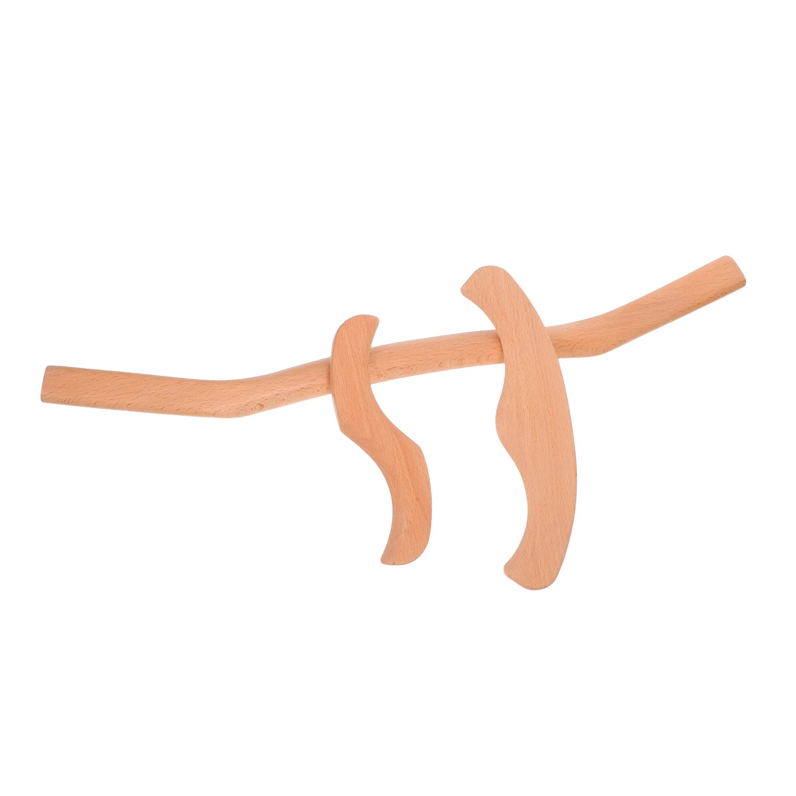 

1 комплект, скребок для моделирования тела из натурального бука, массажная палочка Гуа Ша, облегчение натяжения мышц, ручной терапевтический инструмент