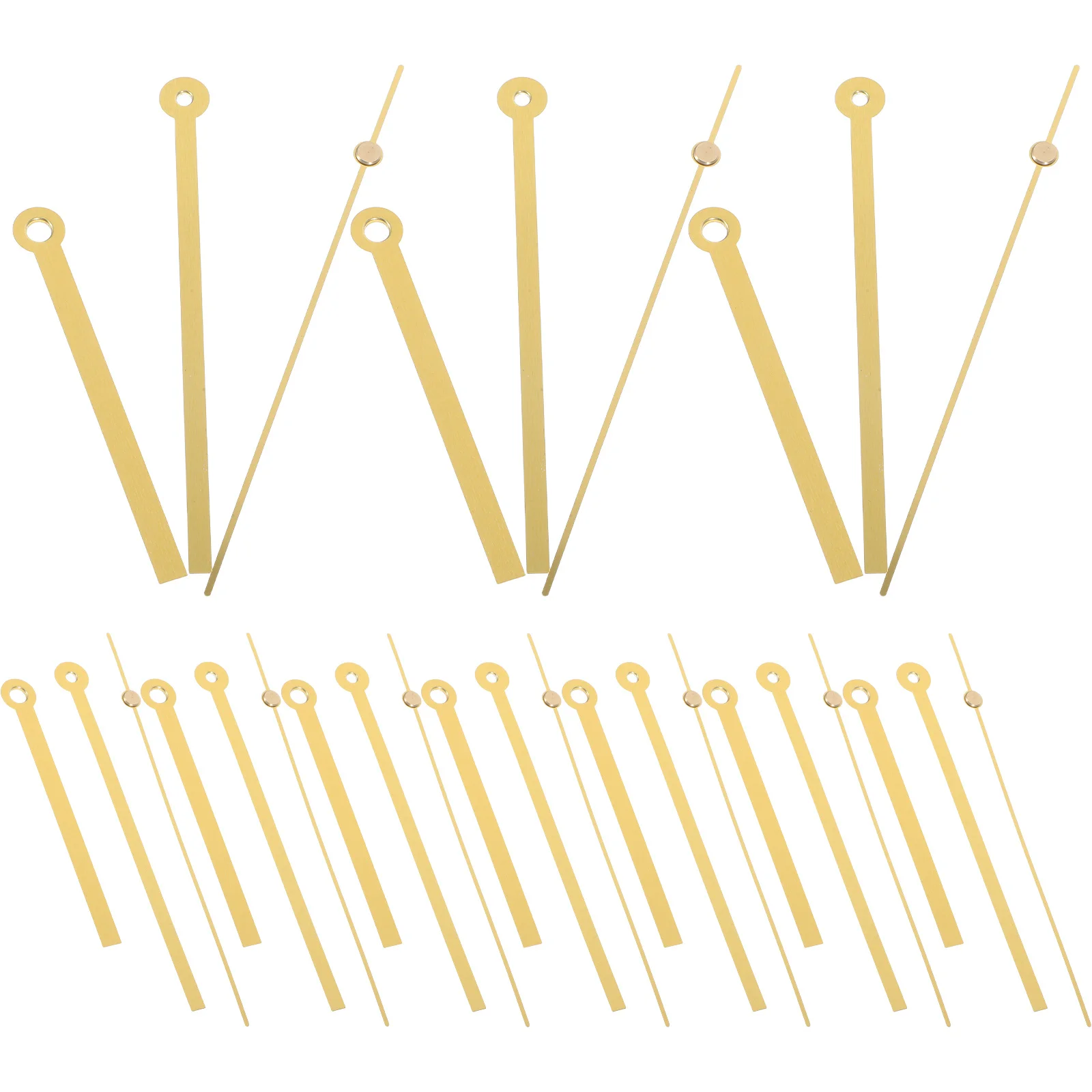 

10 set 10 Sets Hands Kit Diy Wall Repair Replacement Large Clock Hands Only Long Lasting Precision Crafted Clock Parts Bulk