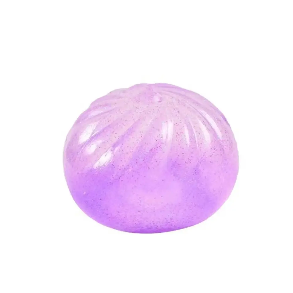 Funny Anxiety Relief Dumplings Squishy Soft Cute Glitter Dumpling Pinch Le Stress Relieving Crystal Bun Gifts