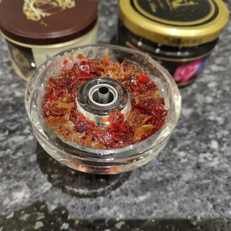 シーシャ水タバコ用耐熱ガラスボウル、熱管理用チチャヘッドアクセサリー