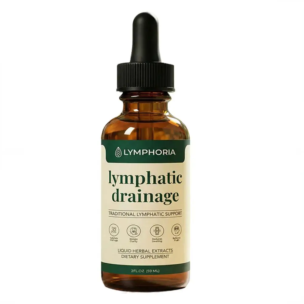 Lymphatic Drainage Liquid Drops - Immune & Lymph System Support Supplement Natural Herbal Blends Promotes Lymph Circulation & Re image 3