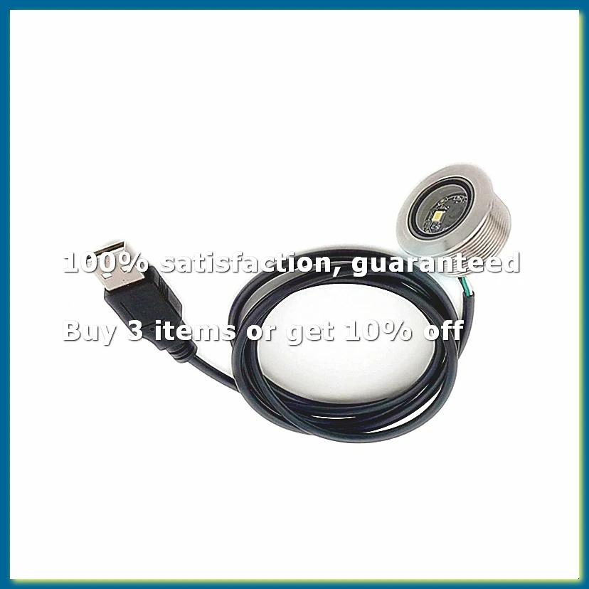 ●GM861 USB Interface 1D/2D Bar Code QR Code Barcode Scanner Module Stainless Steel Thread with Fill Light-A57M