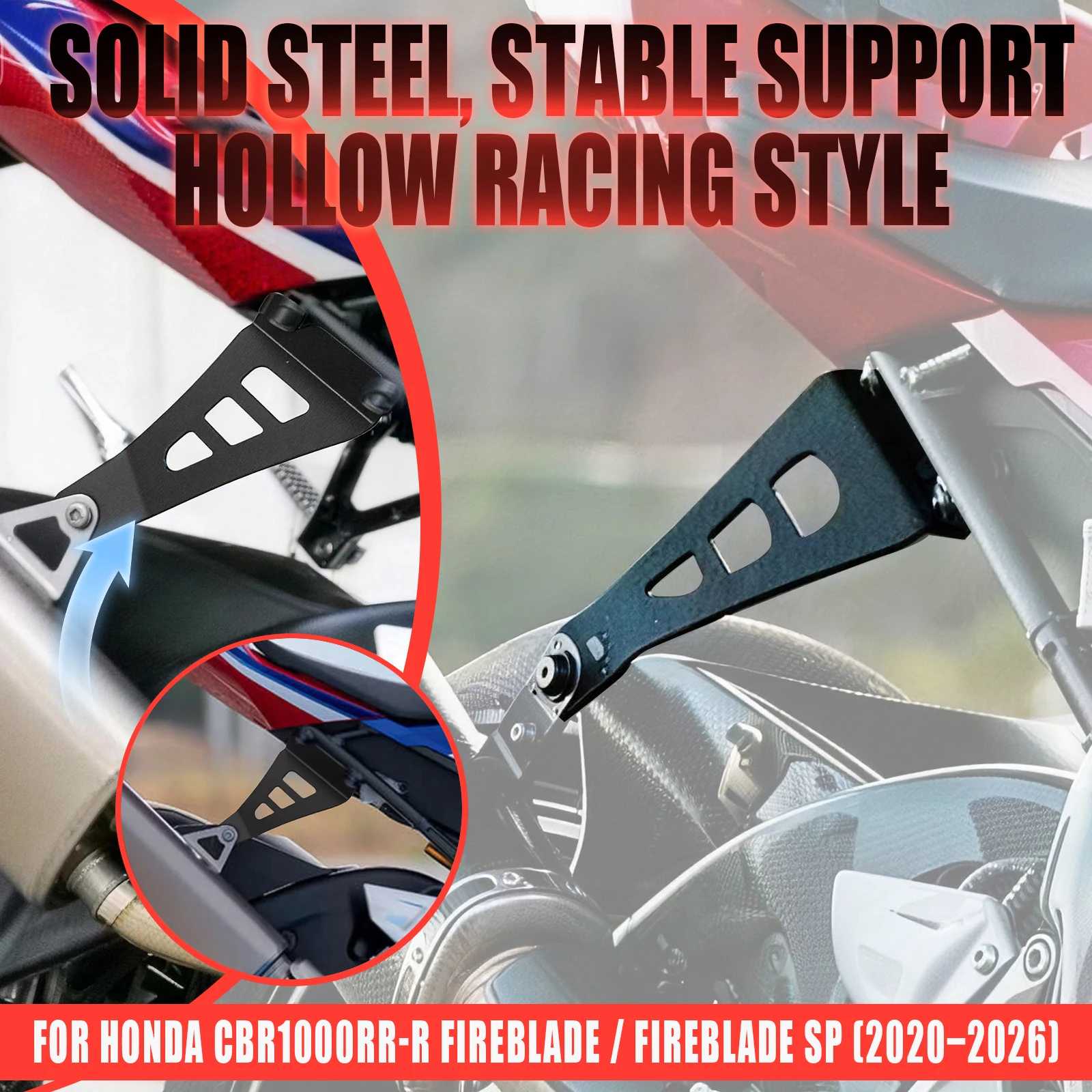 For Honda CBR1000 RR-R CBR 1000 RR-R SP Fireblade 2020-2026 Motorcycle Exhaust Holder Hanger Bracket Muffler Support
