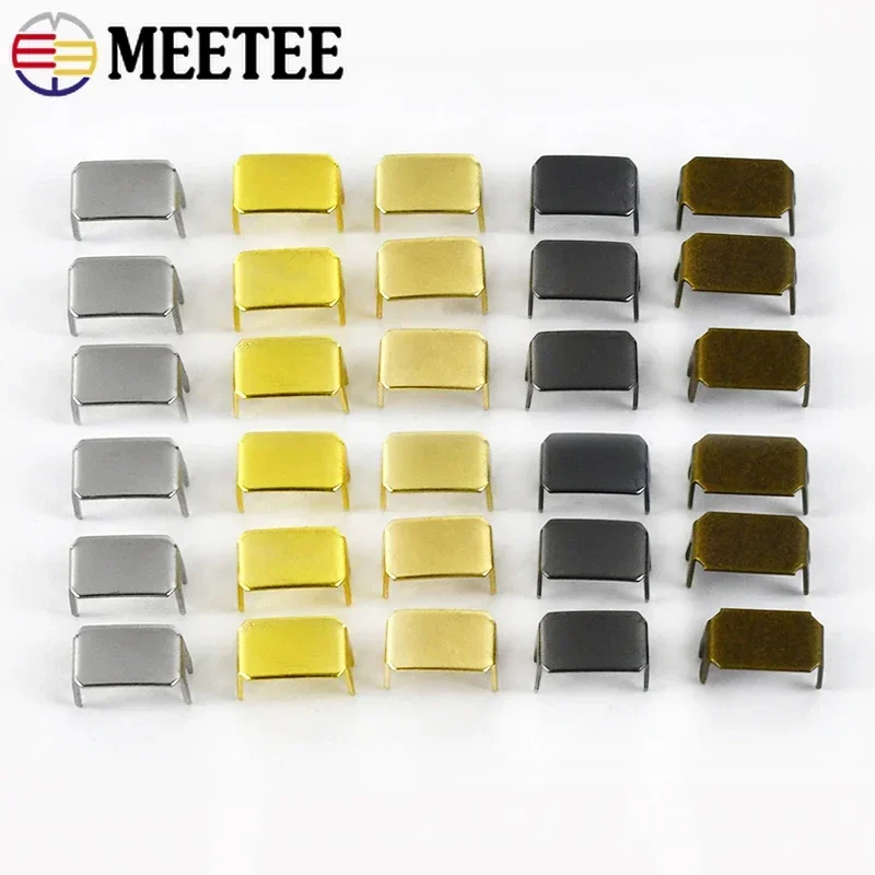 50/100Pcs Metal Zipper Stopper for Nylon Zippers 3# 5# 8# 10# Zips Tail End Lock DIY Instant Fix Repair Kit Replacement