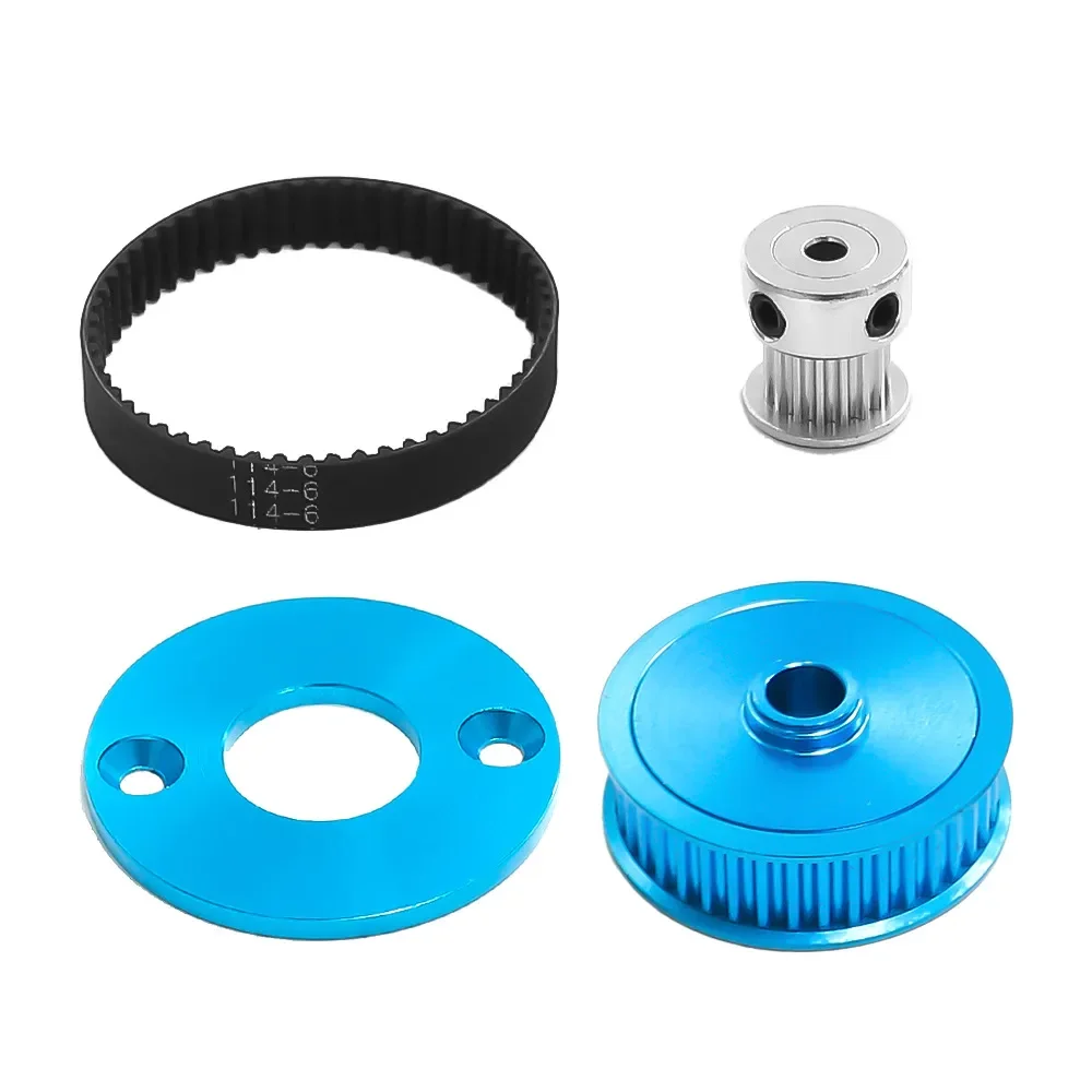 TT-02 Low Noise Belt Drive 16T 40T Transmission Gear Set for Tamiya TT02 1/10 RC Car Upgrade Parts - DIY Modify Smooth OP