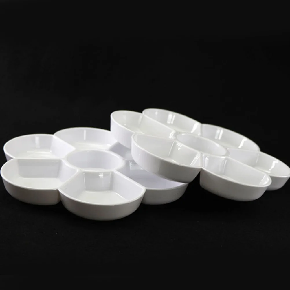

2Pcs Plastic Art Paint Trays Durable Easy to Use for Beginners Students Artists Portable and Convenient Palette