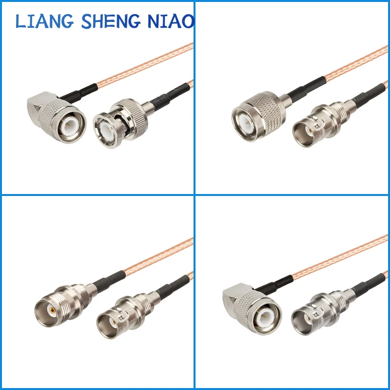 RG316 coaxial Cable BNC Male Female Plug to TNC line 50 Ohm RF Extension Cable Connector Adapter TNC series RF Jumper Pigtail