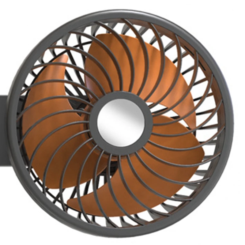 Cooling Circulator 24V/12V 360 Degree-Rotation Mini Dual Head Usb Charging Electric Car Fans 3 Speeds Adjustable