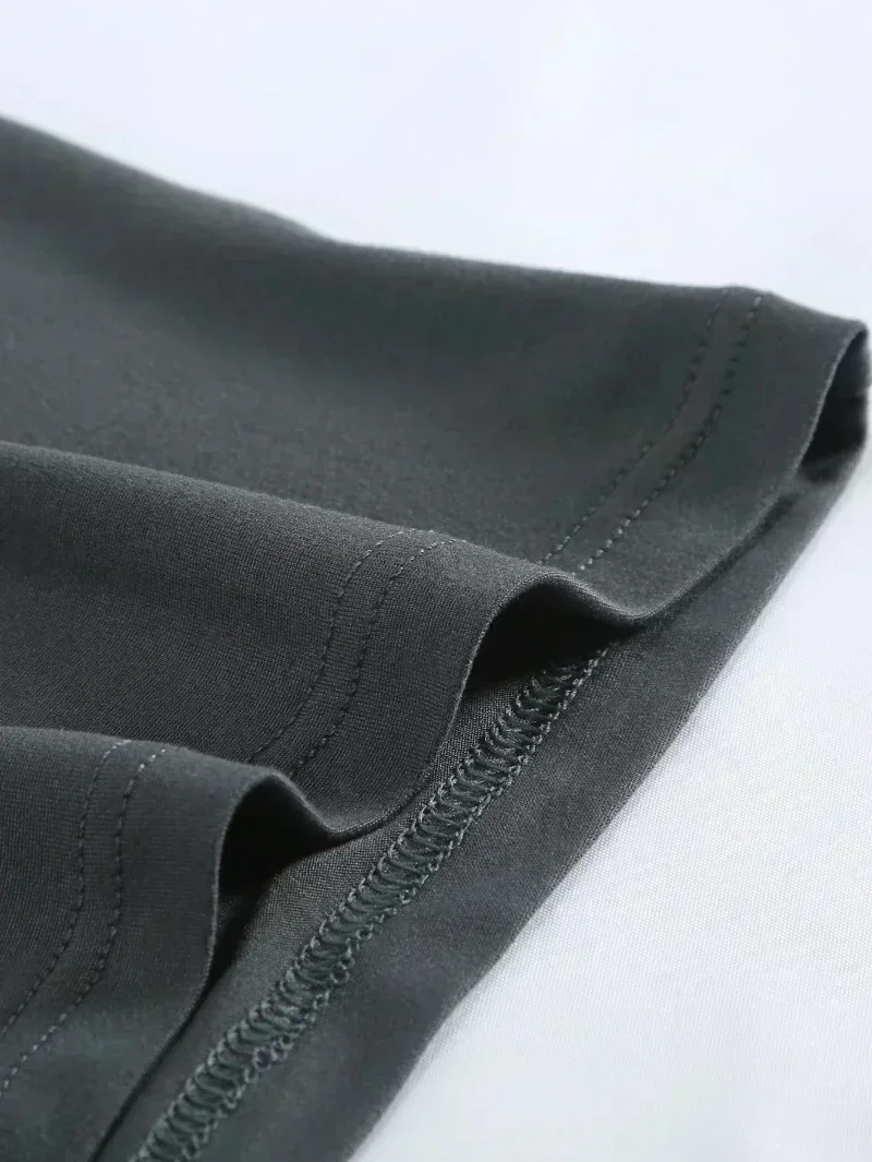 2026 Sommer Herren Lässiges Rundhals-Kurzarm-Baumwoll-T-Shirt Sommerurlaub-Oberteil Lustige Grafik-T-Shirts Y2K Streetwear – Detail 3