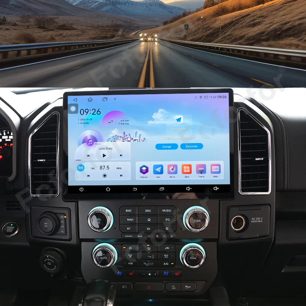 13.1Inch CarPlay Android 13 For For Ford F150 Rapter 2015-2021 Car GPS Navigation Multimedia Auto Stereo Radio Player Head Unit