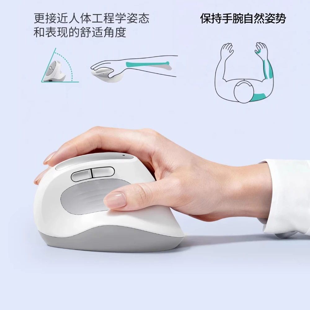 Wireless Bluetooth Mouse Custom Ergonomics Vertical Standing Mouses The Third Mock Examination Charge Keyboard Accessories