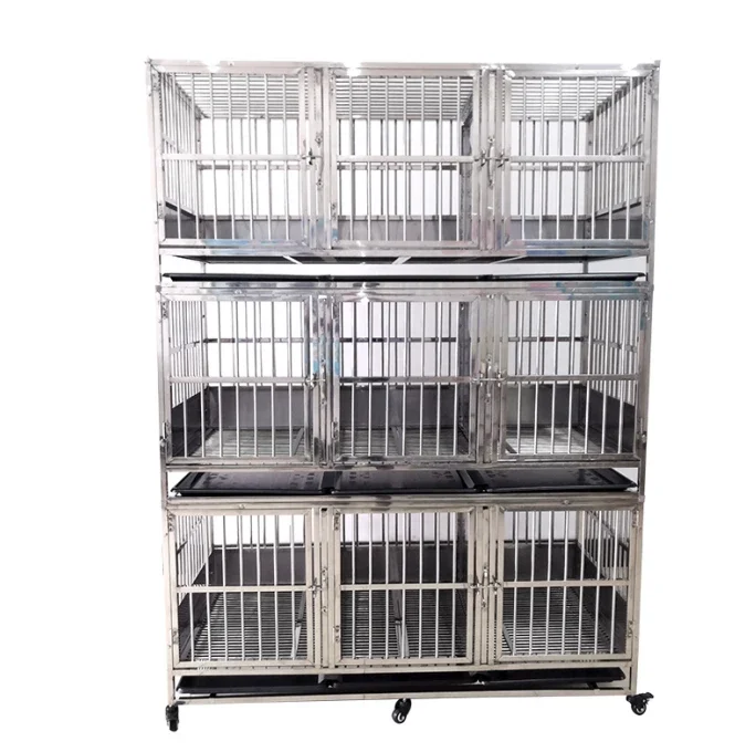 pet hospital cage large dog kennel stainless steel dog cages