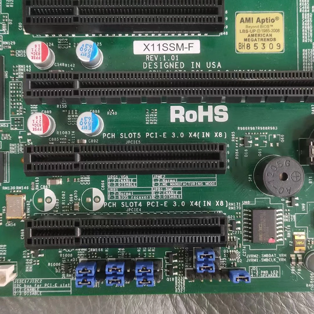 X11SSM-F Server Motherboard E3-1200 v6/v5 7th/6th Gen. Core i3 Series 8 SATA3 (6Gbps) IPMI 2.0 LGA1151