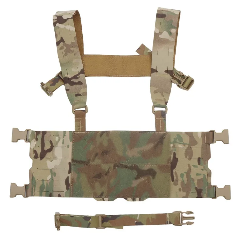 Laser Cutting MOLLE Hanging Installation Bag Belly Pocket Multifunctional Matching Style FC Expansion Multipurpose Chest Hanging