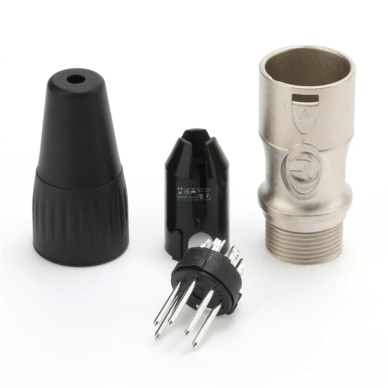 5-Pin XLR Audio-Steckverbinder Männlich Weiblich für Mikrofon, Studiomixer, DJ-Equipment - Symmetrischer Abgeschirmter Professioneller Audio-Anschluss – Detail 13
