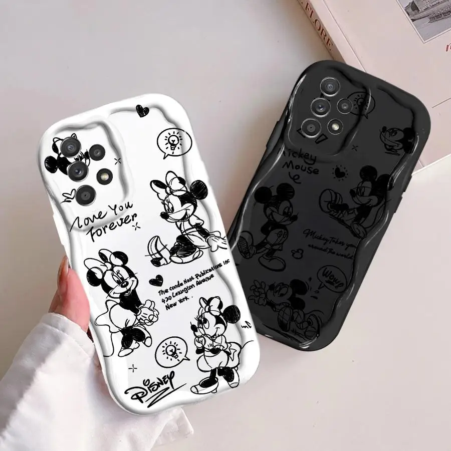 Disney Mickey Mouse Minnie Mouse Case for Samsung Galaxy A35 A52 A54 A36 A24 A55 A25 A32 A56 A23 A53 Soft Phone Cover