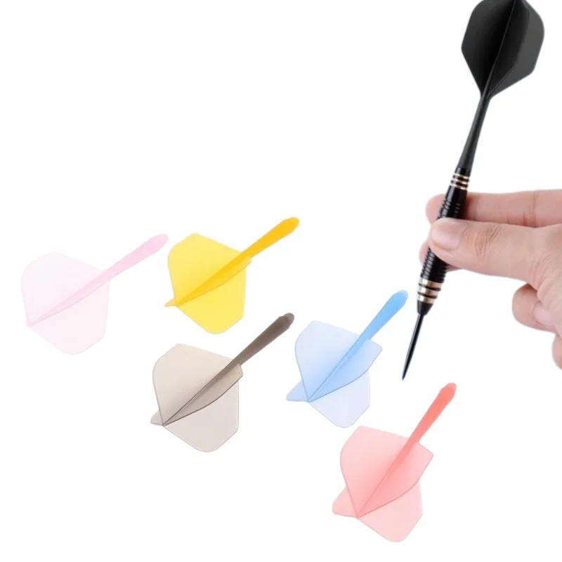 3 Stück 2BA Professionelle Dartpfeile 75% Transparent Leichtgewicht Anti-Drop L-Form Flügel für Bar-Wettkämpfe und Tägliche Übungen – Detail 4