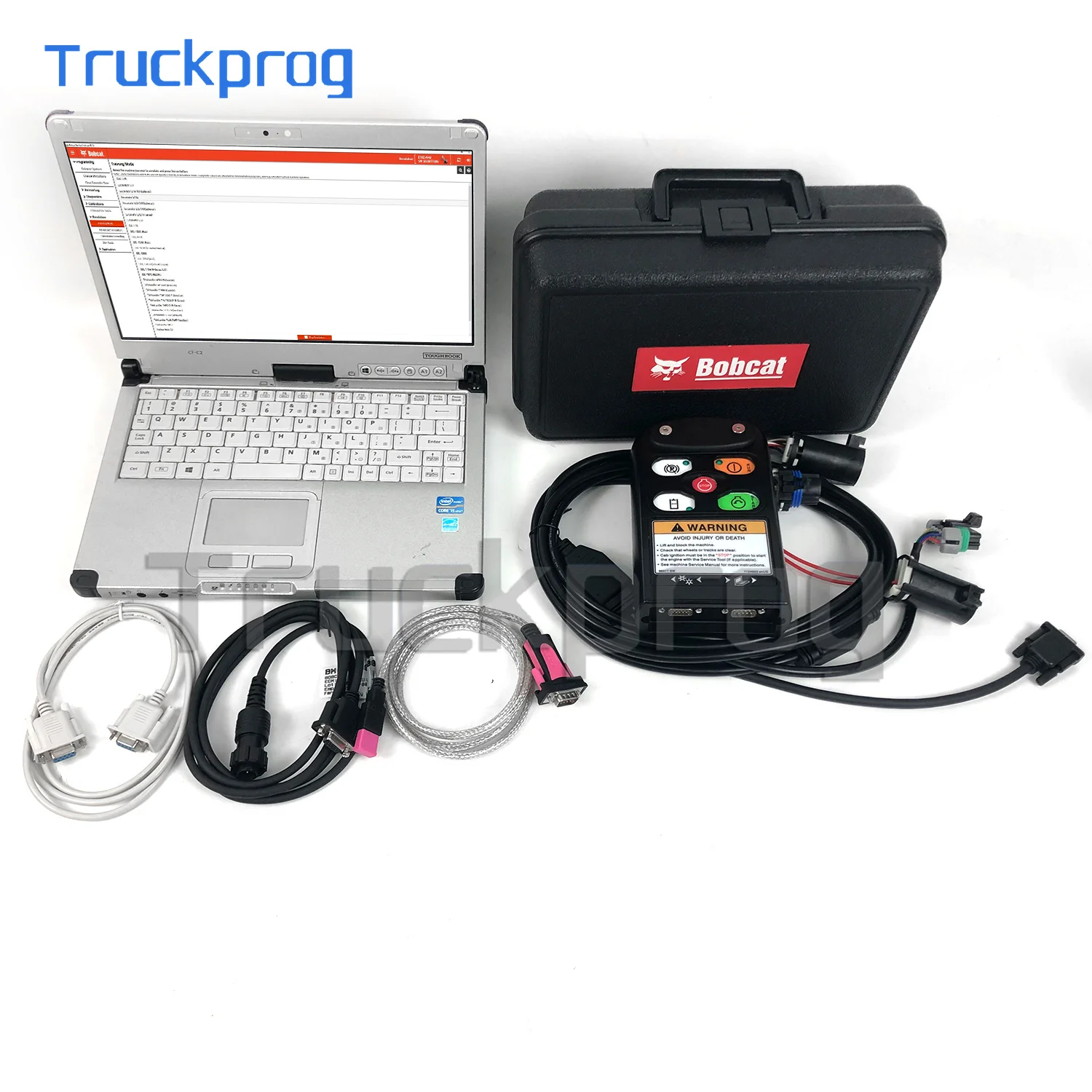 

For Bobcat Service Analyzer BOBCAT DIAGNOSTIC Tool (RST) Service tool harness Remote Start Tool With CF C2 Laptop