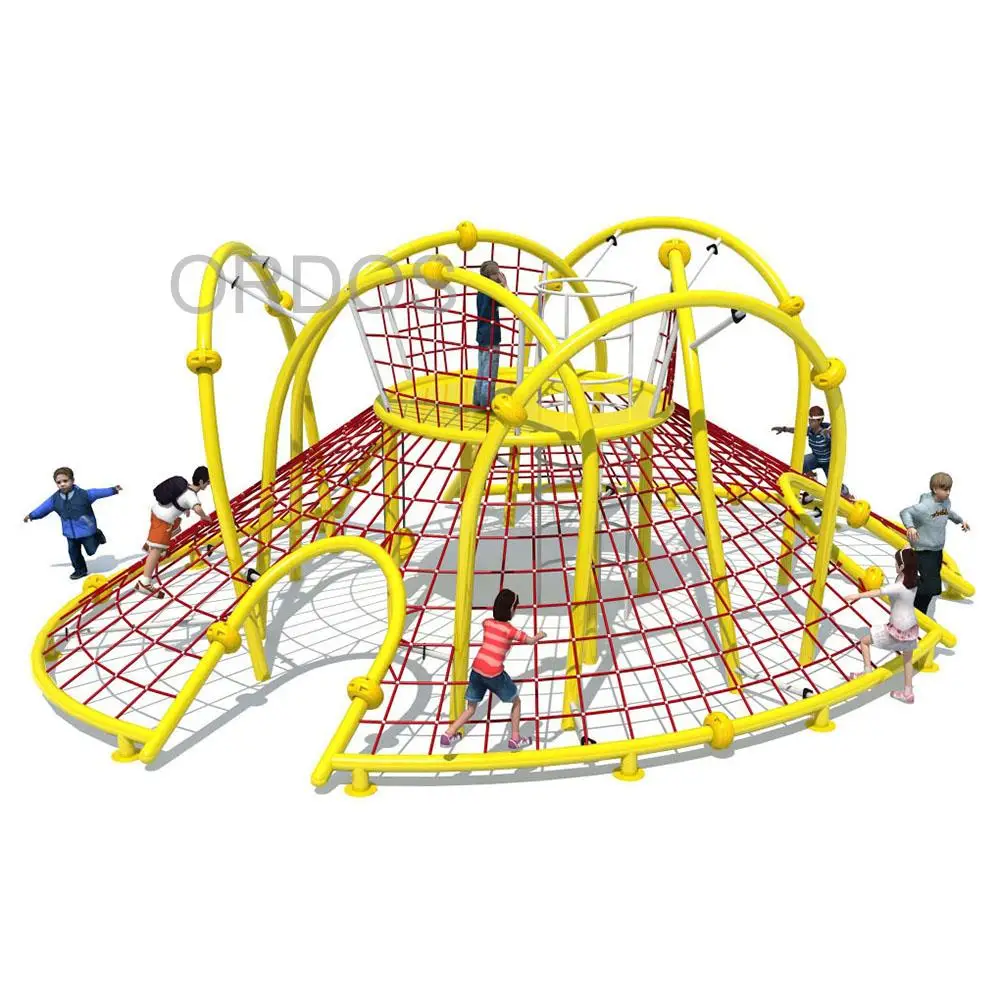 New Popular Structure Safety Kids Rope Nets Playground Outdoor Rope Climbing