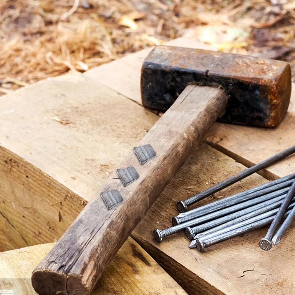 

20 Pcs Wedges Fixed Farm Tool Hardware Axe Installation Accessories Handle Metal Hammer Accessory Taper Silver Kit