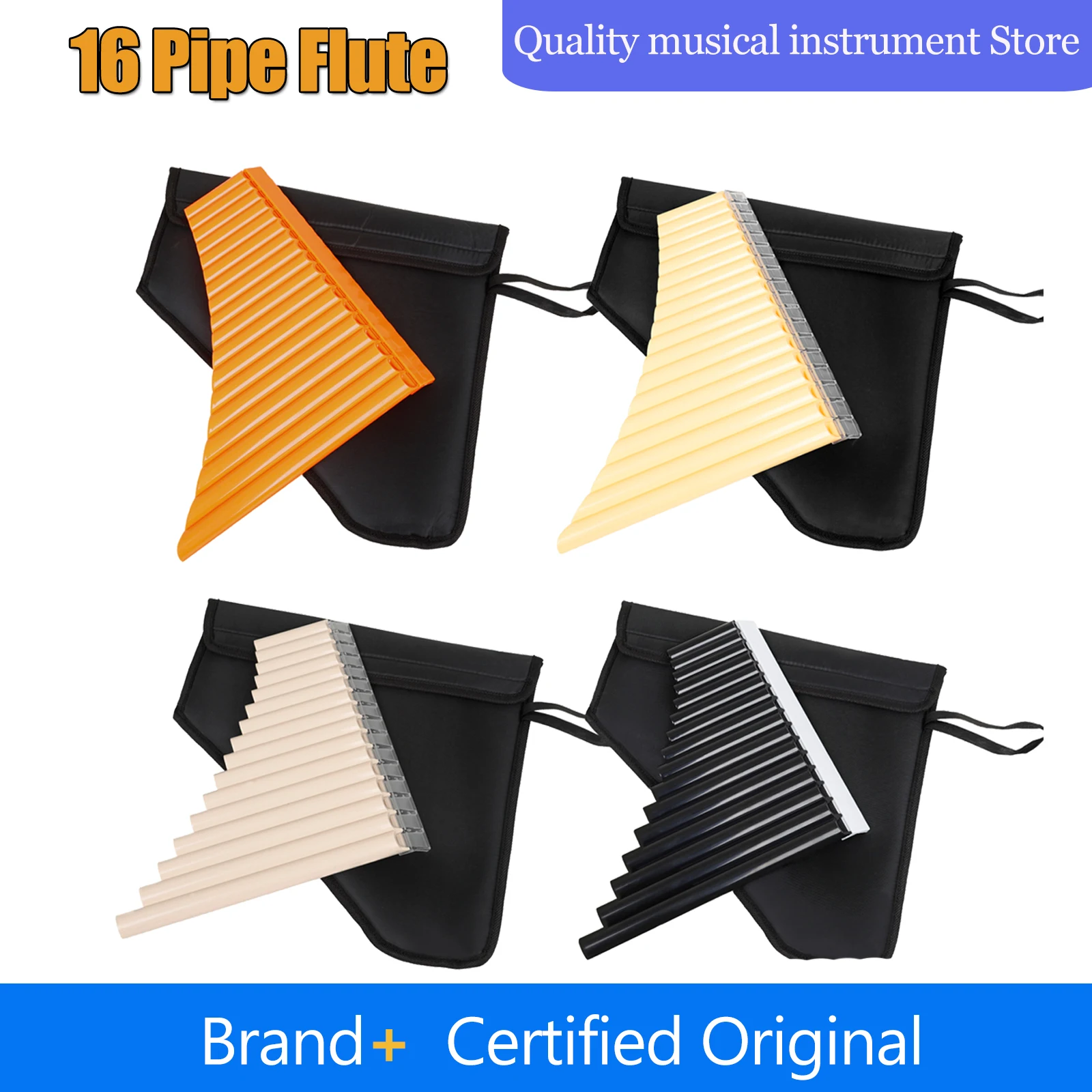 Irin Pan Flute 16 P…