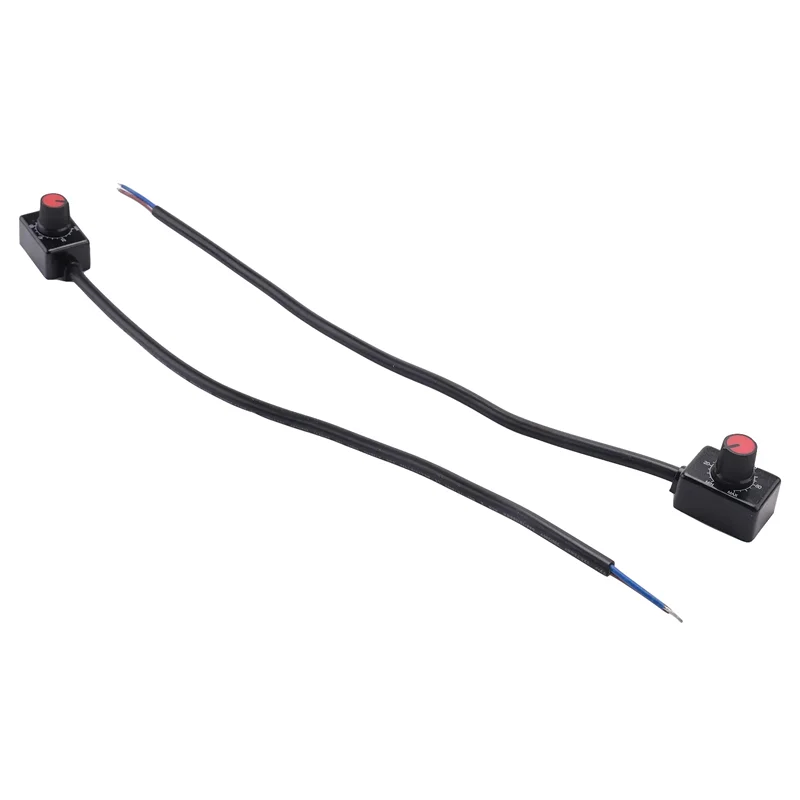 LICE-6X DC 0/1-10V Knob LED Dimmer, Low Voltage Passive Dimmer PWM Dimming For 0-10V Or 1-10V Dimmable Electronic LED Driver