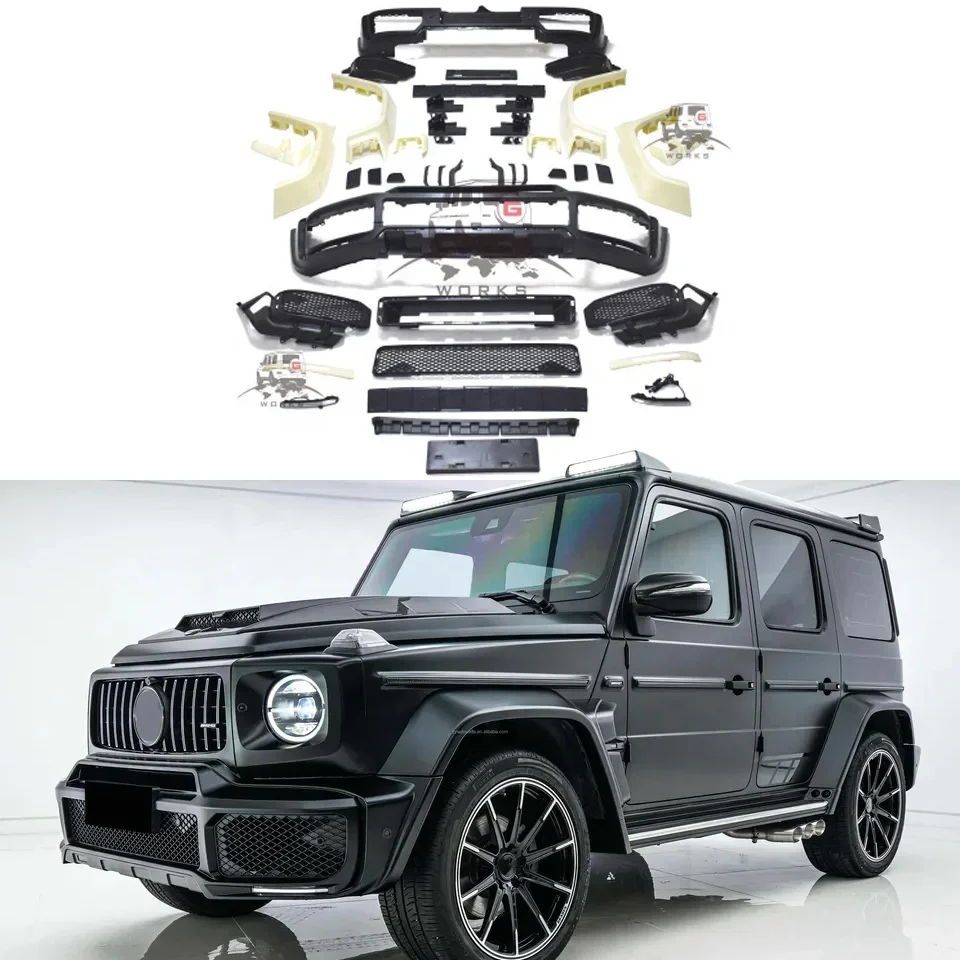 

G-Class W463a G500 G550 G63 G65 Body Kits For Benz G-wagon W464 B700 B800 Upgrade to B Style Auto Body Parts 2019-2022y