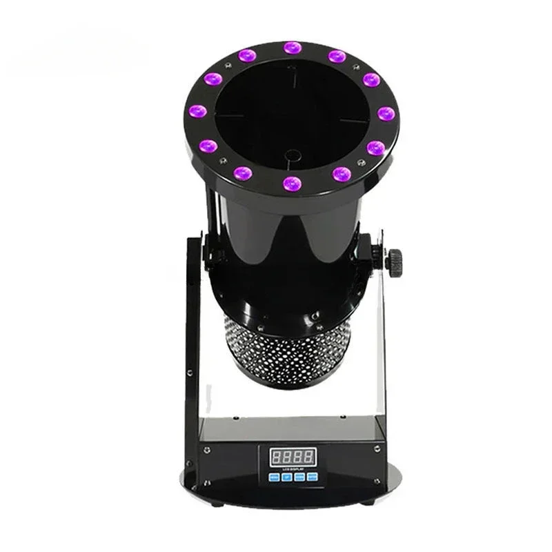 Stage equipment LED Electric confetti blower color paper cannon machine