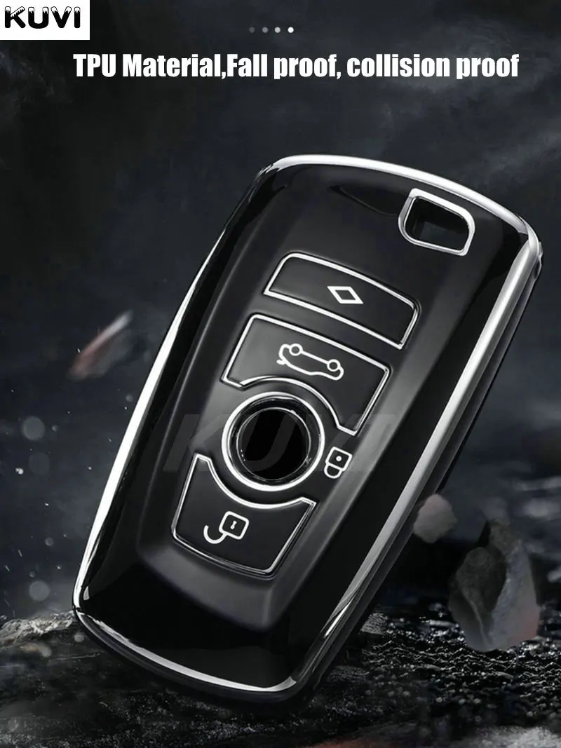 TPU Car Key Case Cover Shell Fob For BMW F30 F31 F32 F34 F20 F21 F07 F10 1 3 5 7 Series X1 X3 G01 X4 G02 X5 F15 F16 M3 M4 Etc image 5