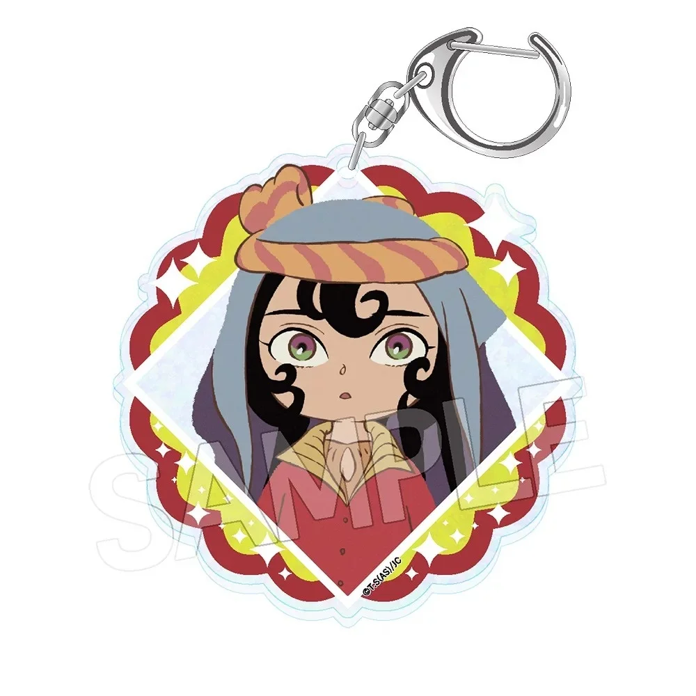 High Pixel Anime A Witch's Life In Mongol Bag Pendant Gifts Bag Acrylic KeyRing For Girls For Fans Gifts Jewelry Funny Keychain
