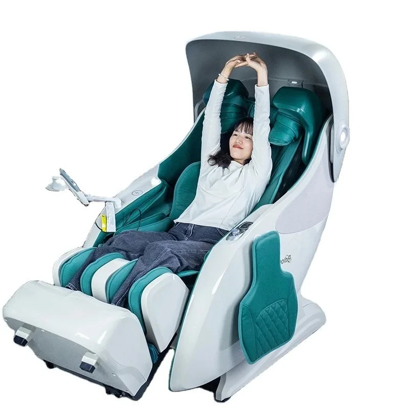 Armchair Style 3D/4D Massage Chair, Zero Gravity Full Body with Foot Massage | Compact Home Use Relaxation System