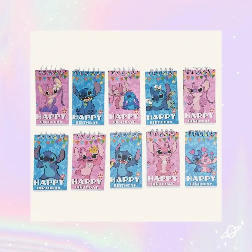 New Notebook Set Office Ruled Notebook Student Diary Stationery Supplies Role-playing Props Gift  Disney 2026 Sticker