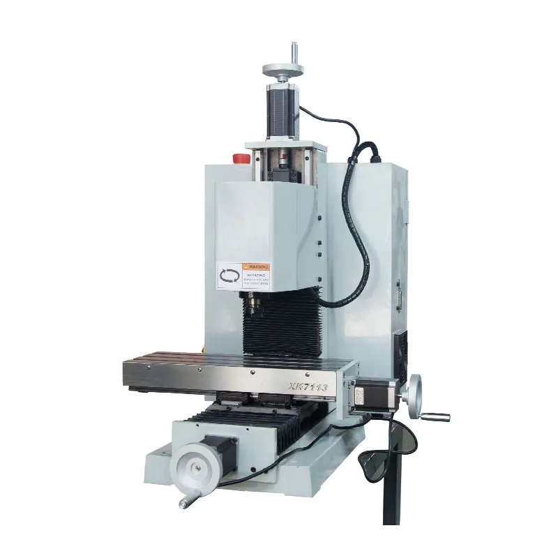 

Mini Metal CNC Milling Machine XK7113A for DIY Hobby Use From China