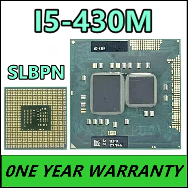 I5-430M I5 430M sljabodetabek 2.2 GHz Dual-Core Quad-Thread Aksesori CPU 3W 35W Soket G1/rpga9888 A