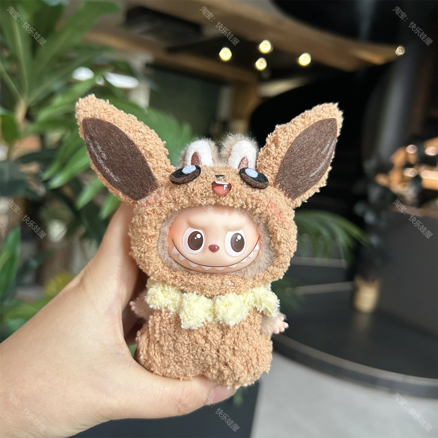 ملابس جديدة ل 10 سنتيمتر Labubu 4.0 ملابس دمى الفينيل لطيف أنيمي Eevee شخصية دمية فستان زي الملابس لدمى اكسسوارات #4