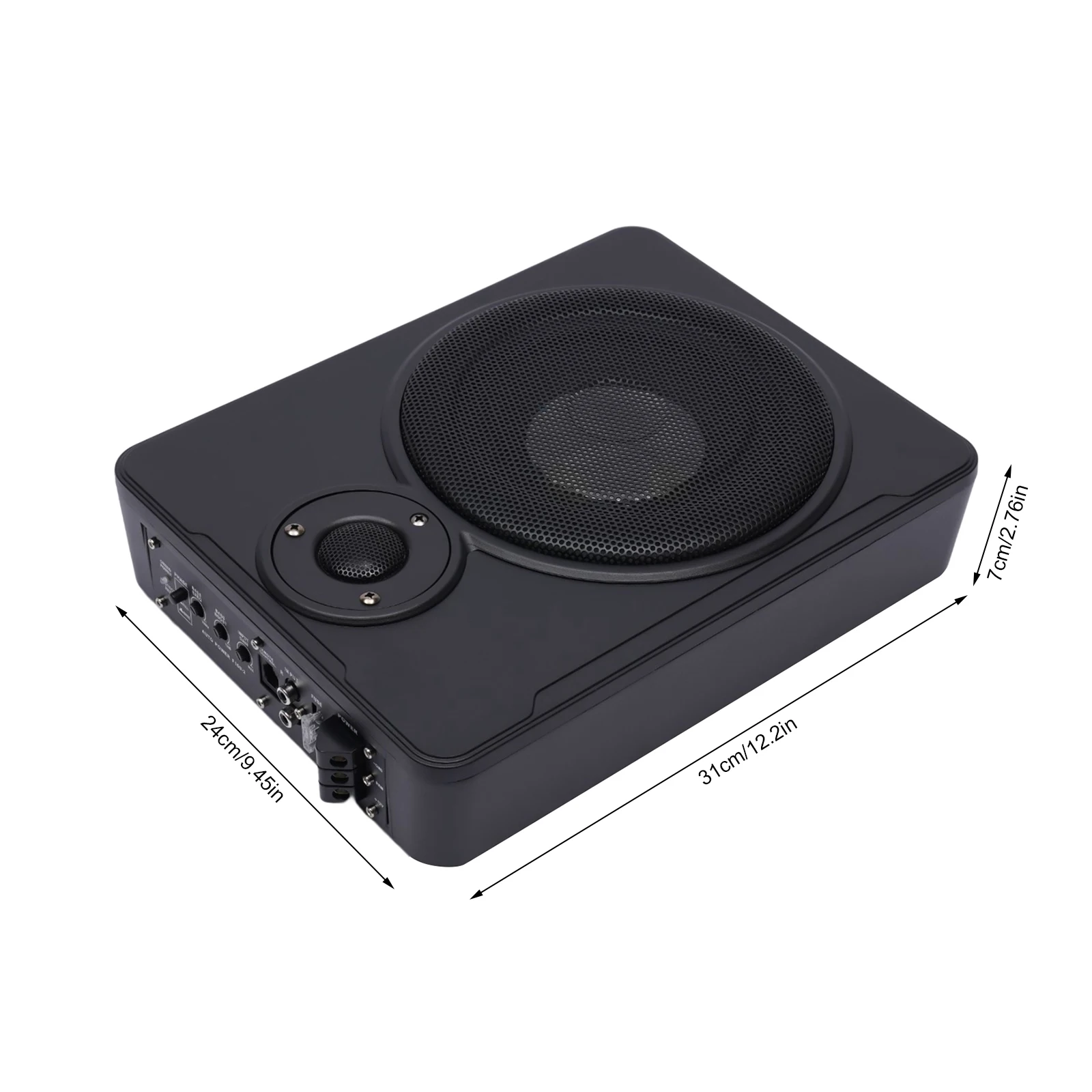 200 W unter dem Sitz Auto/LKW-Sub-Woofer-Lautsprecher, Stereo-Audio-Verstärker, Subwoofer für Autos, LKWs oder Jeep