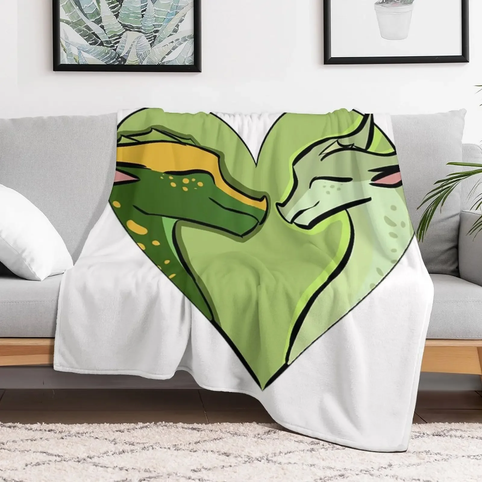 Sundew And Willow Heart Throw Blanket Luxurious Soft Fuzzy Blanket for Sofa Bed
