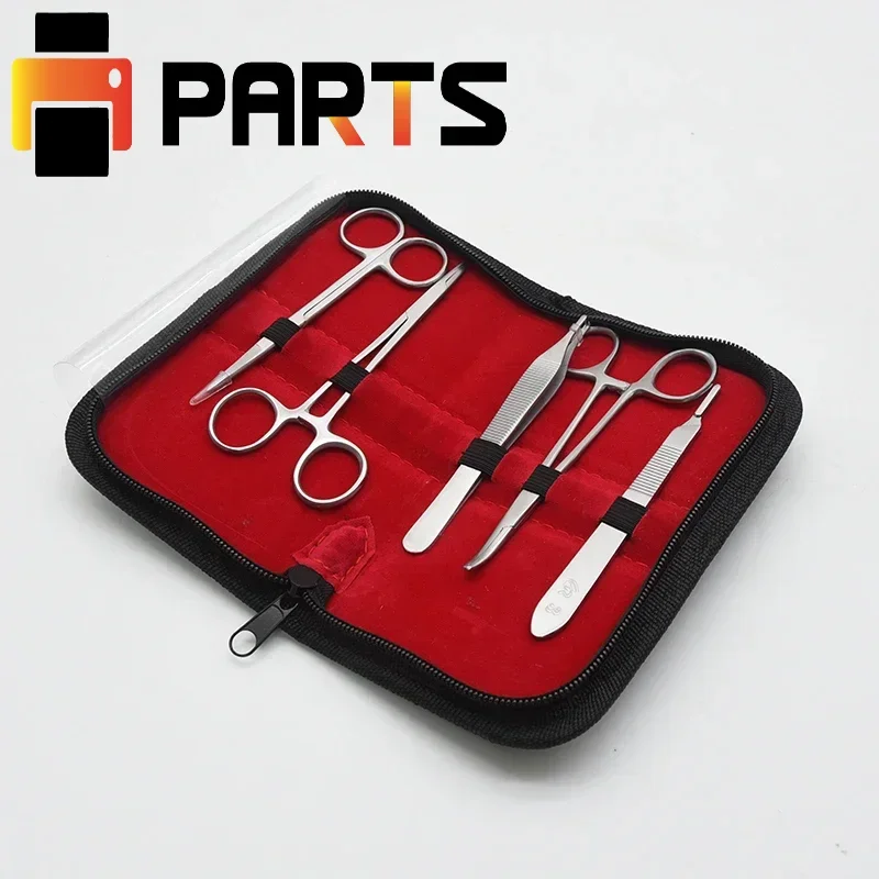 Surgical Suture Training Kit Skin Operate Suture Practice Model Training Pad Needle Scissors Tool Kit Medical Teaching