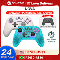 Gamesir Nova T4 Nintendo Switch PC Controller Gamepad Bluetooth Gamer Wireless Gamepad Android Hall Effective HD Rumble Virbate