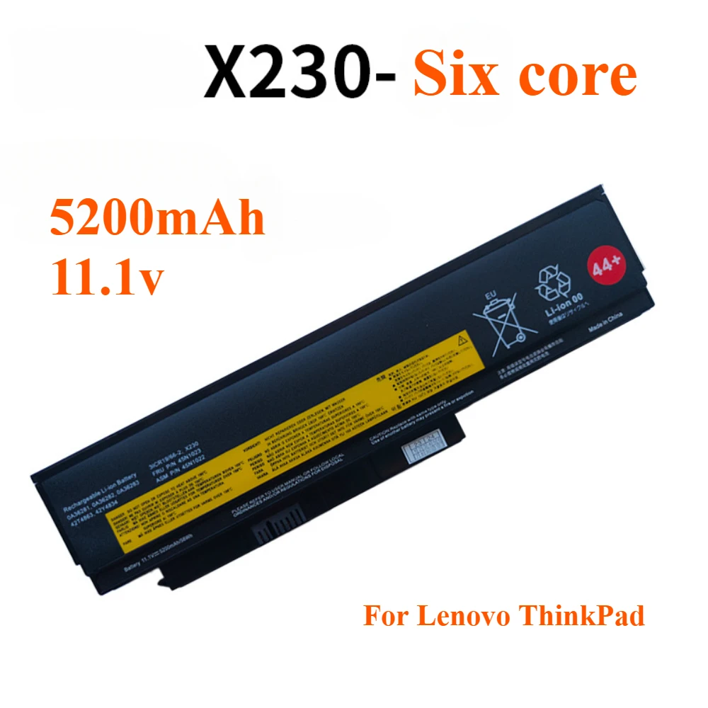 New For Lenovo Laptop Battery Thinkpad X220 X220I X230 X230I 0A36307 42T4940 0A36281 45N1022 45N1023 45N1024 45N1025