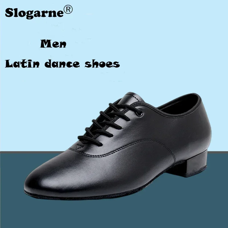 Male 2025 Sansha Latin Shoes Men 2.5CM Heel Latin Dance Shoes Man Modern Jazz Tango Waltz Ballroom Sports Dance Shoes Stage Wear