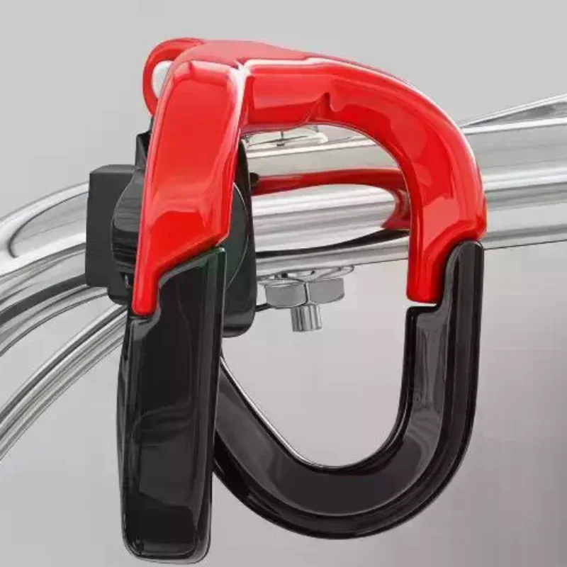 

Motorcycle Dual Hook Helmet Holder Universal Aluminum Alloy Accessories for Secure Outdoor and Garage Helmet Storage