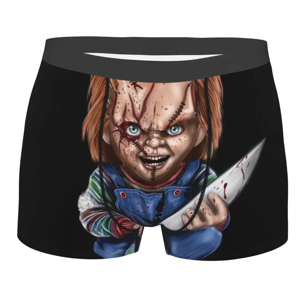 Watching You Man\'s Boxer Briefs Underwear Chucky Jake Wheeler Horror TV Series Highly Breathable Sexy Shorts Gift Idea