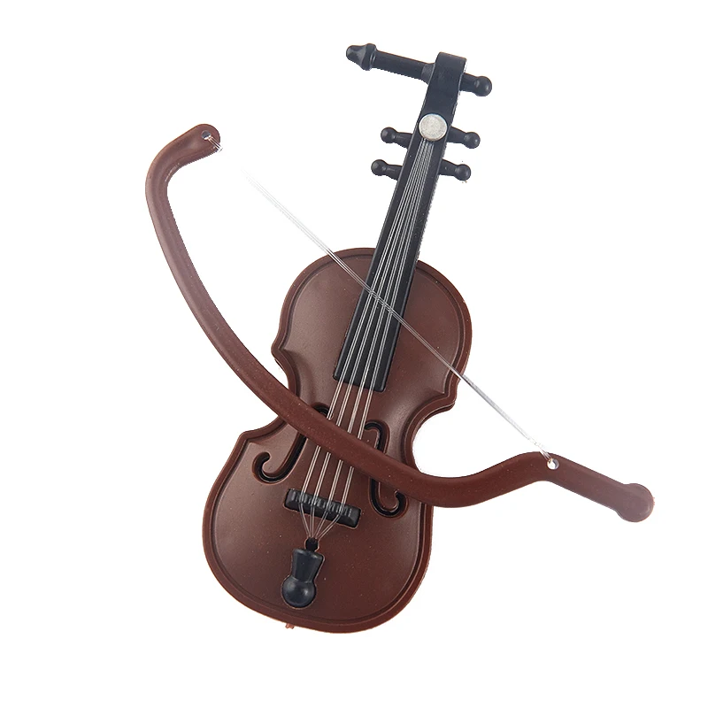 1/12 Dollhouse Accessories Miniatures Violin Musical Instruments Model Toys