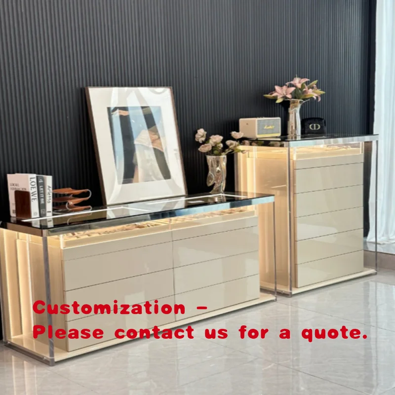 

custom.Jewelry Display Cabinet with Hidden Storage Compartments Storing Jewelry and Accessories Jewelry Desk