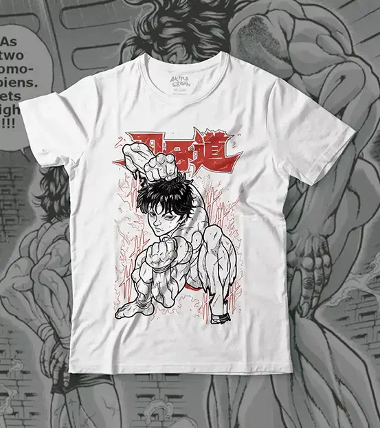 POLO ANIME HANMA BAKI cotton shirt