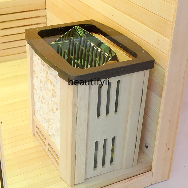 Sauna Room Full Body   Family Wooden Steam Room Villa Dry Steam Wet